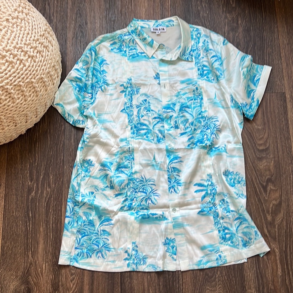 Whit Silk Button Down